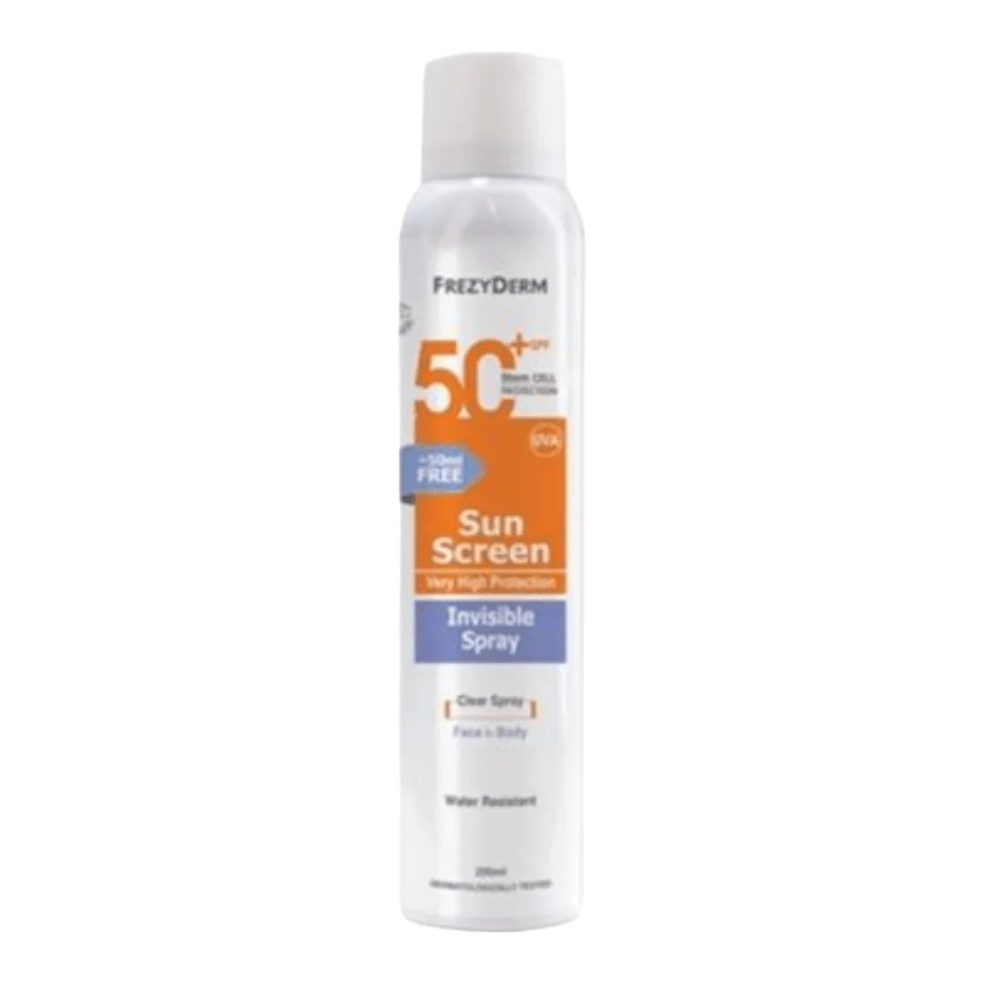 Frezyderm - Sunscreen In Visible Spray SPF50+ - GOLDFARMACI