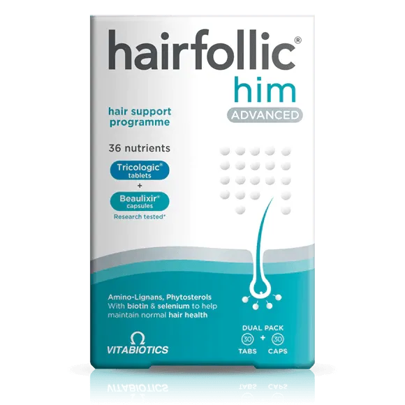 Vitabiotics - Hairfollic Him - GOLDFARMACI