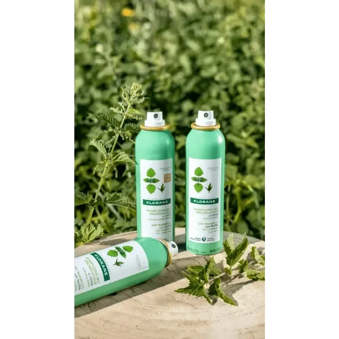Klorane - Dry Shampoo with Nettle - Tinted - GOLDFARMACI