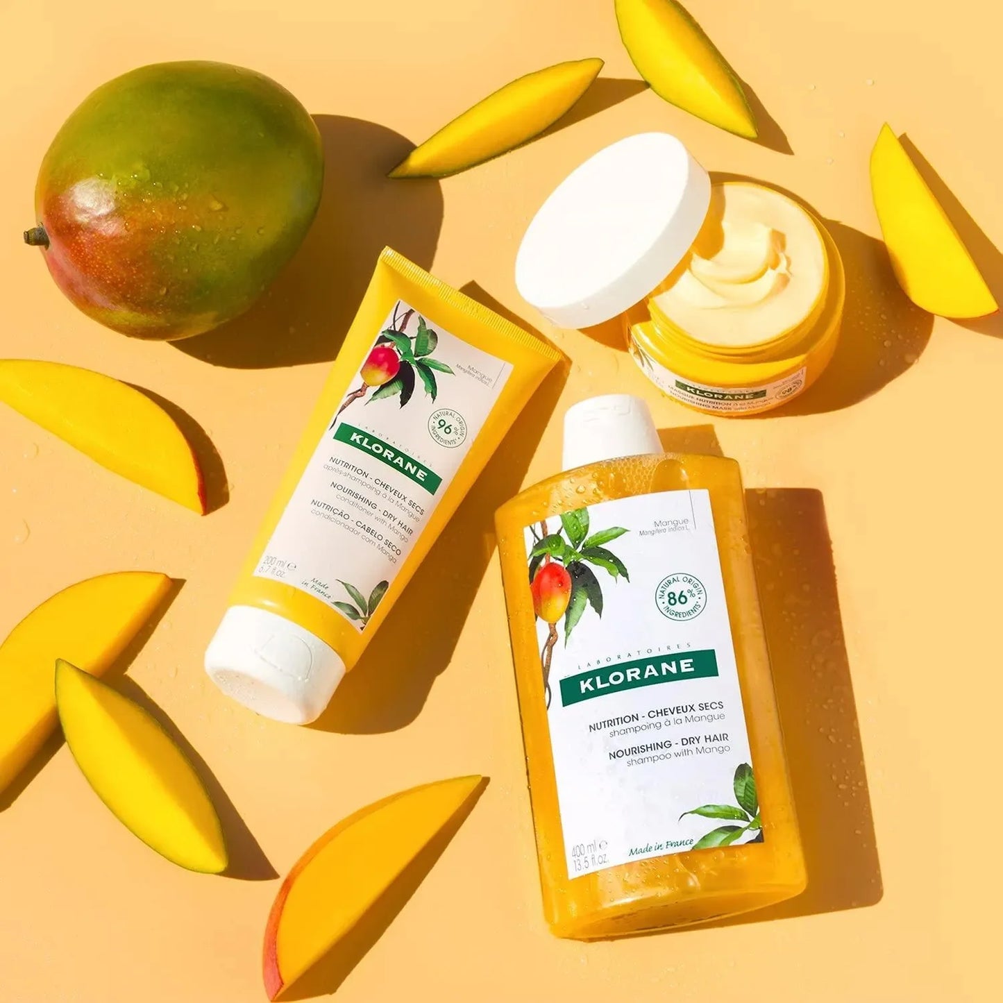 Klorane - Nourishing Conditioner with Mango Butter - GOLDFARMACI