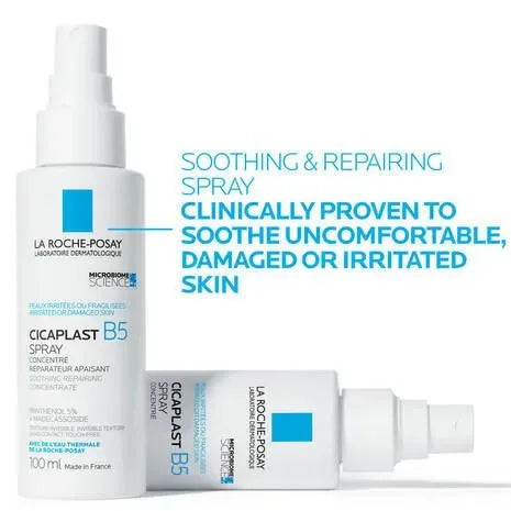 La Roche-Posay Cicaplast B5 soothing repair spray for irritated or damaged skin, 100ml bottle
