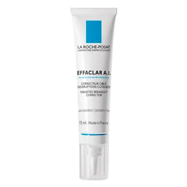 Tube of Effaclar A.I. targeted breakout corrector for acne-prone skin, 15ml