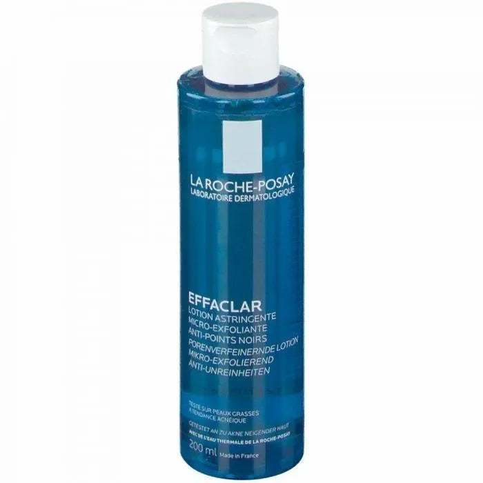 La Roche-Posay Effaclar clarifying astringent lotion bottle for oily skin, 200ml