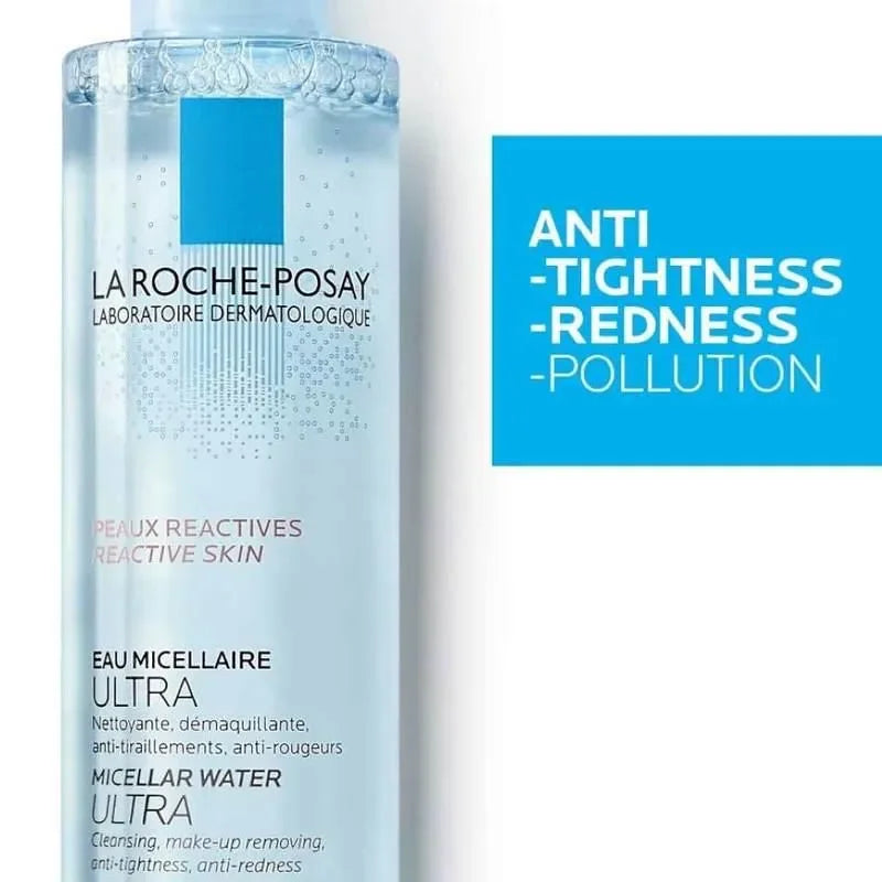 La Roche-Posay micellar water for reactive skin, anti-tightness, anti-redness benefits