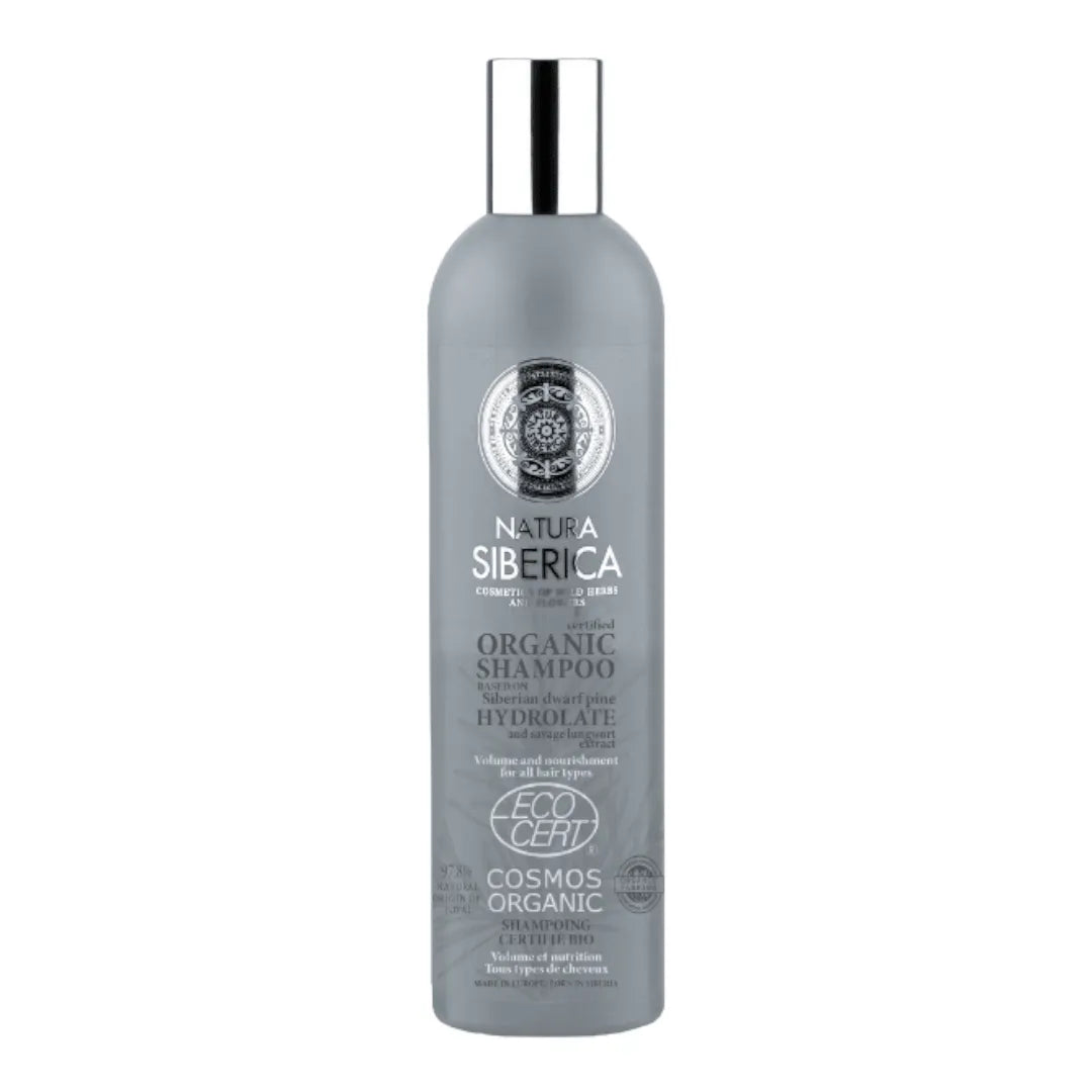 Natura Siberica - Certified Organic Shampoo, Volume and Nourishment, for all hair types - GOLDFARMACI