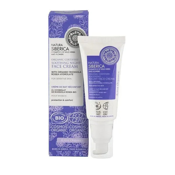 Natura Siberica - Night Face Cream for sensitive skin - GOLDFARMACI
