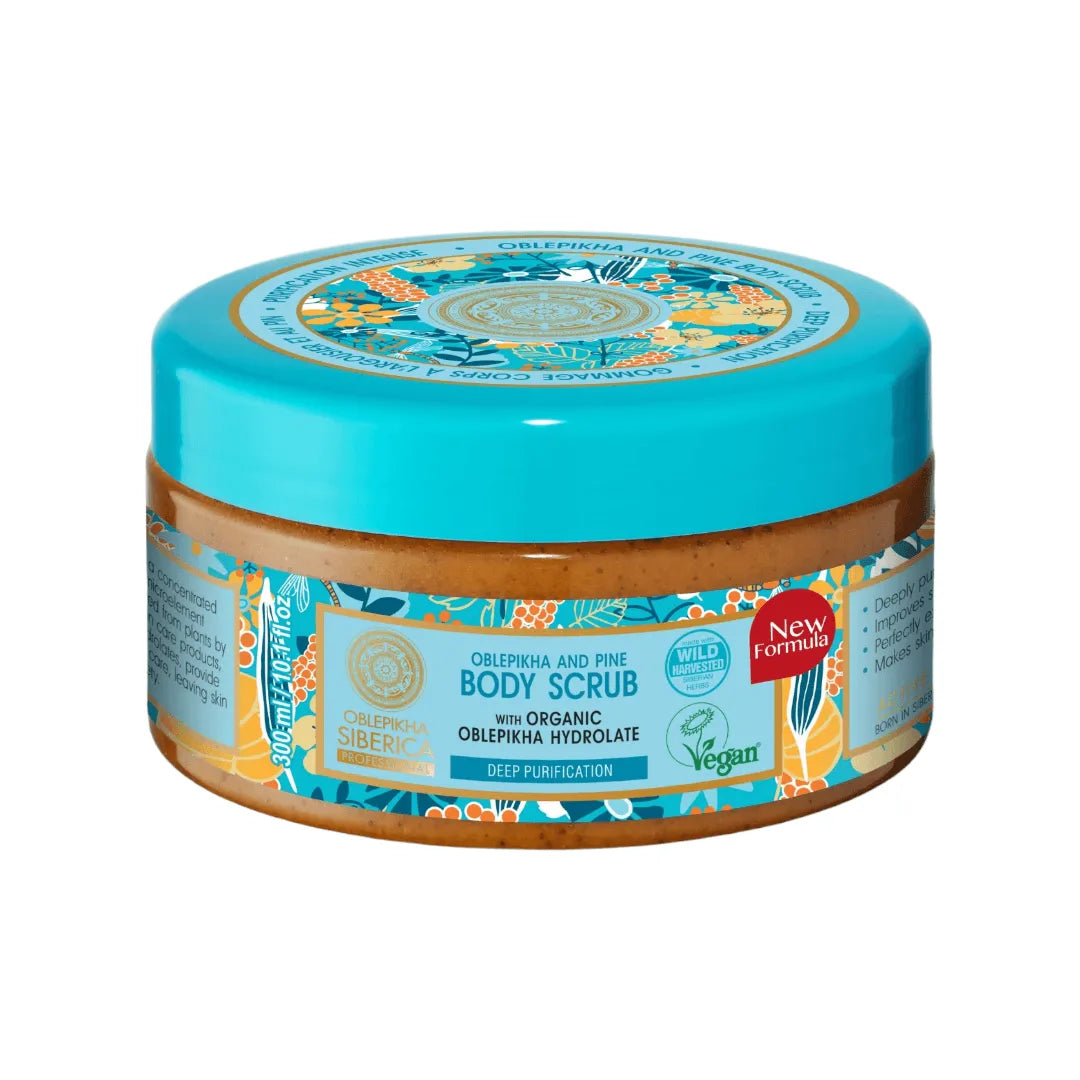 Natura Siberica - Oblepikha And Pine Body Scrub - GOLDFARMACI