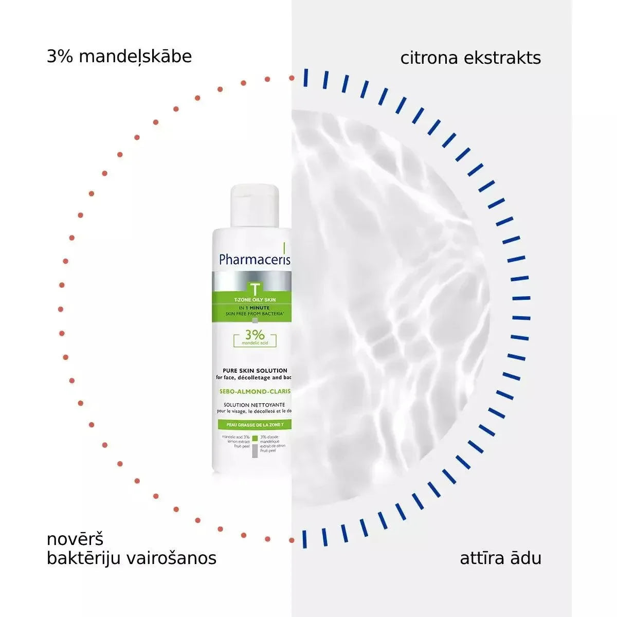 Pharmaceris - T-Line - Sebo-Almond-Claris 3% - GOLDFARMACI