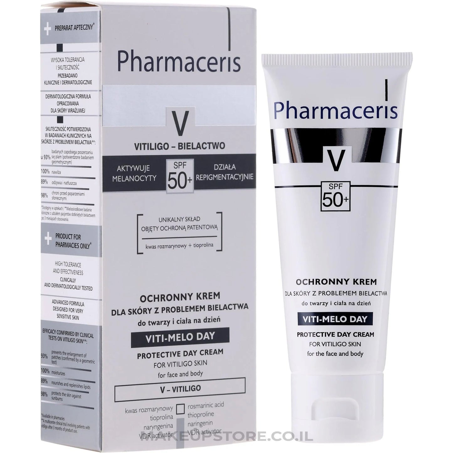 Pharmaceris - V-Line - Viti-Melo Day SPF50+ - GOLDFARMACI