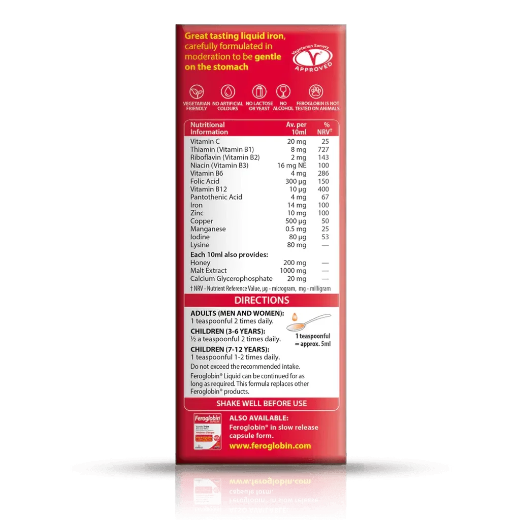 Vitabiotics - Feroglobin Liquid 200ml - GOLDFARMACI