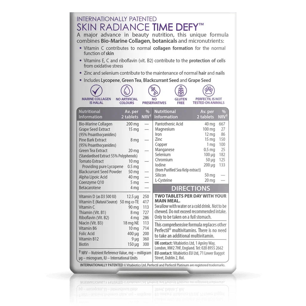 Vitabiotics - Perfectil Platinum Radiance - GOLDFARMACI