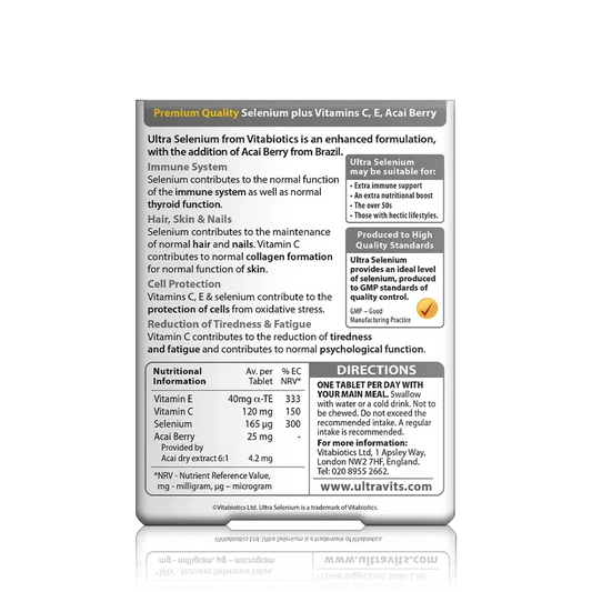 Vitabiotics - Ultra Selenium 30Tabs - GOLDFARMACI
