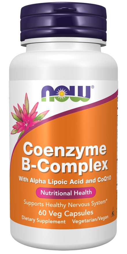 NOW Coenzyme B-Complex - 60 Veg Capsules