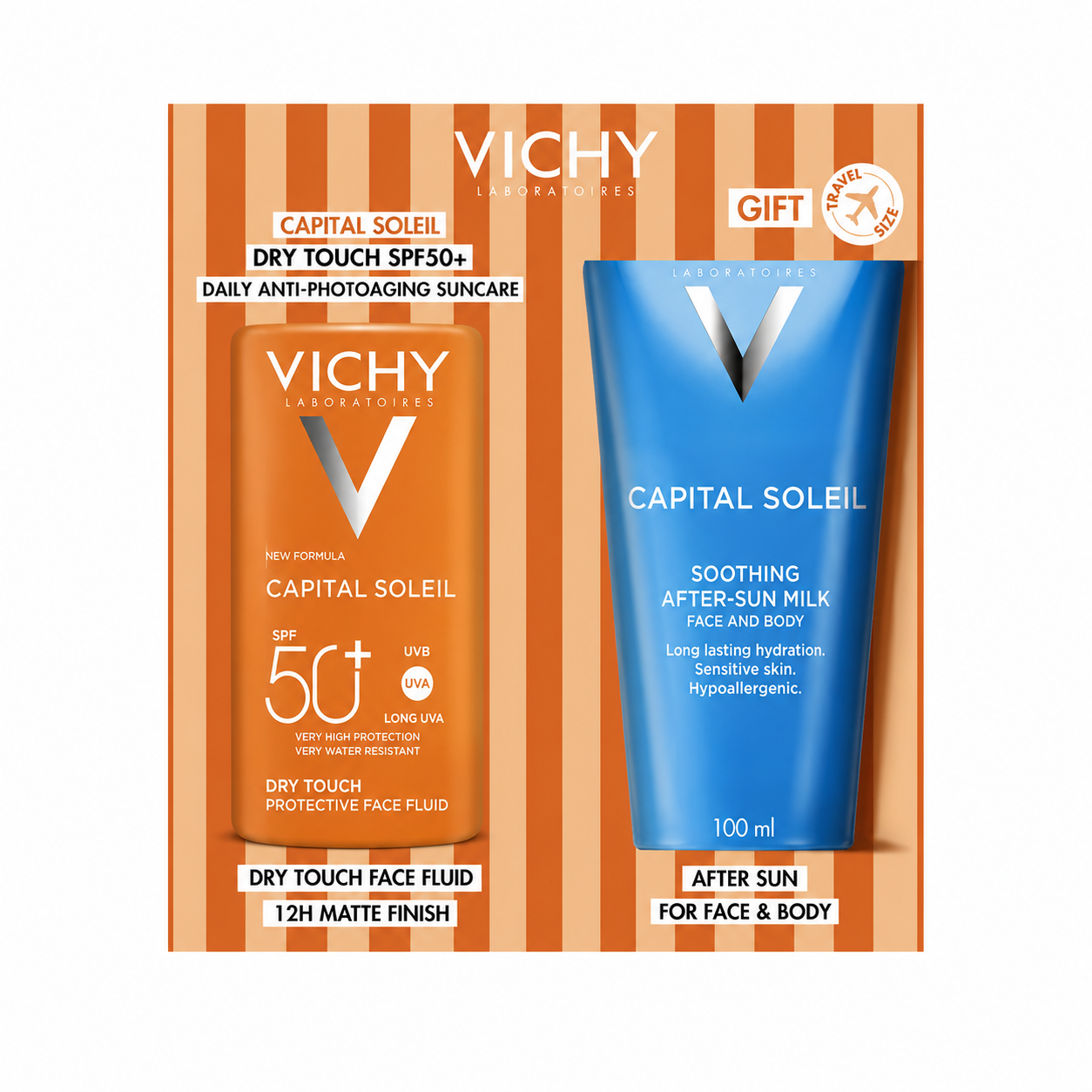 Vichy - Capital Soleil Dry Touch Face Sunscreen Cream SPF50+ Gift Set