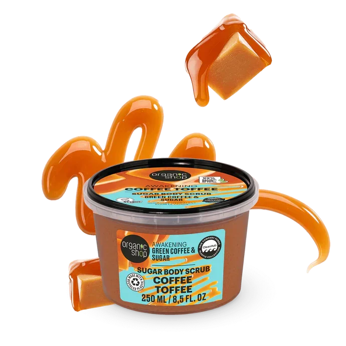 Organic Shop - Coffee Toffee Awakening Body Scrub - GOLDFARMACI