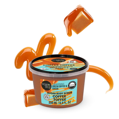 Organic Shop - Coffee Toffee Awakening Body Scrub - GOLDFARMACI