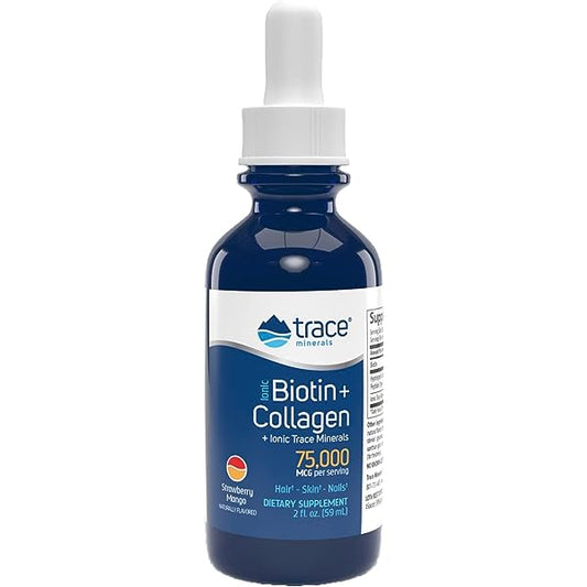 Trace Minerals - Ionic Biotin + Collagen 59 ml - GOLDFARMACI