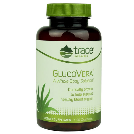 Trace Minerals - GlucoVera 90 Capsules - GOLDFARMACI