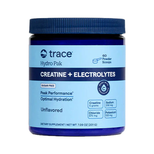 Trace Minerals - Creatine + Electrolytes Unflavored 201 g - GOLDFARMACI