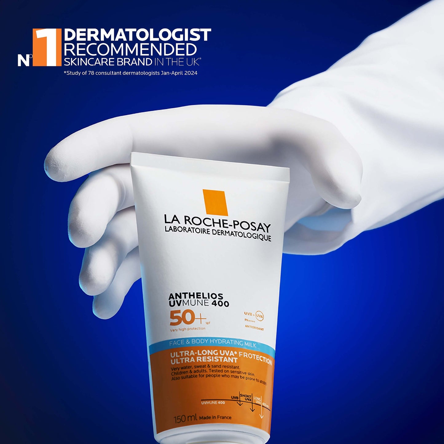 La Roche-Posay Anthelios UVMune 400 Hydrating Face & Body Milk SPF50+