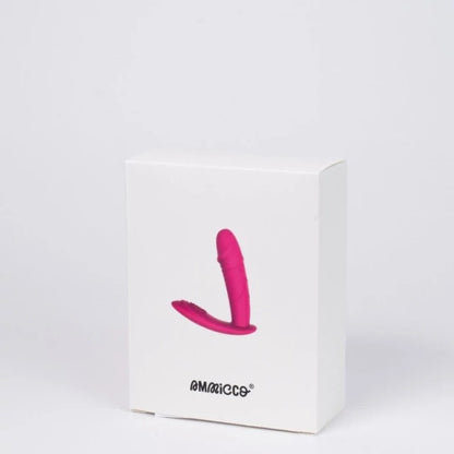Ammicco - Pink Class Remote Rechargeable Dual Stimulation Vibrator