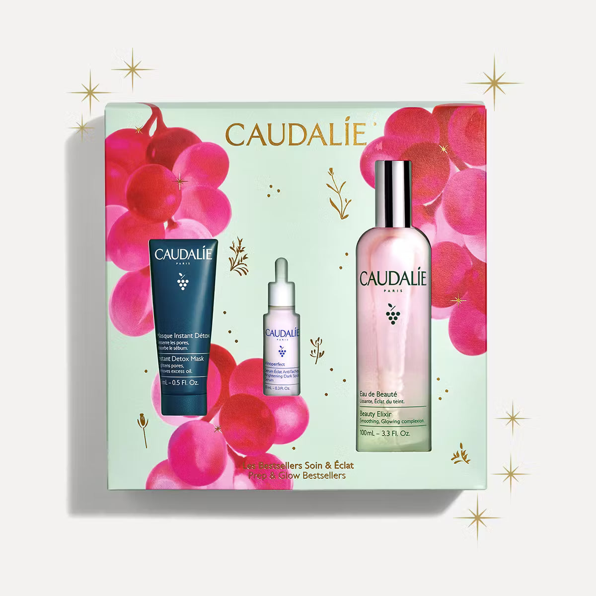 Caudalie - Prep & Glow Bestsellers Trio Set - GOLDFARMACI