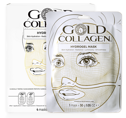 Gold Collagen Hydrogel Mask Set - 4 Masks