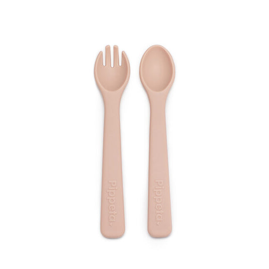 Pippeta Silicone Spoon & Fork Set