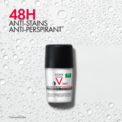 Vichy - Homme Anti-Transpirant Anti-Traces 48H Roll-On