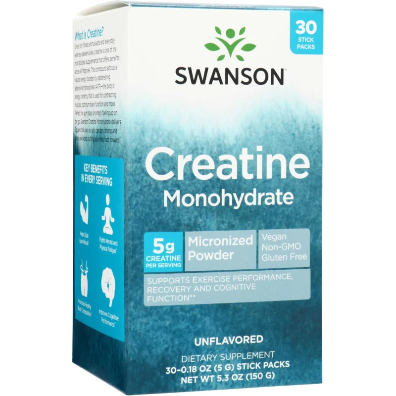Swanson - Creatine Monohydrate 5000 mg