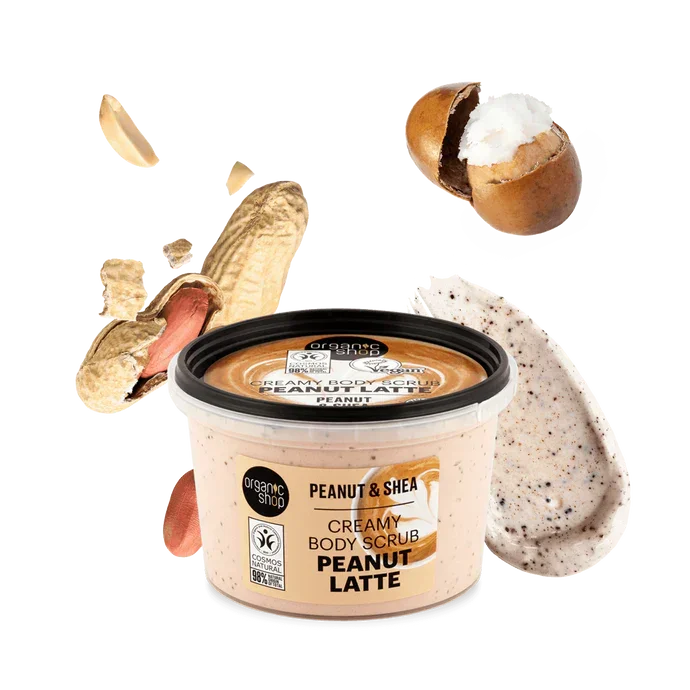 Organic Shop - Peanut Latte Body Scrub - GOLDFARMACI