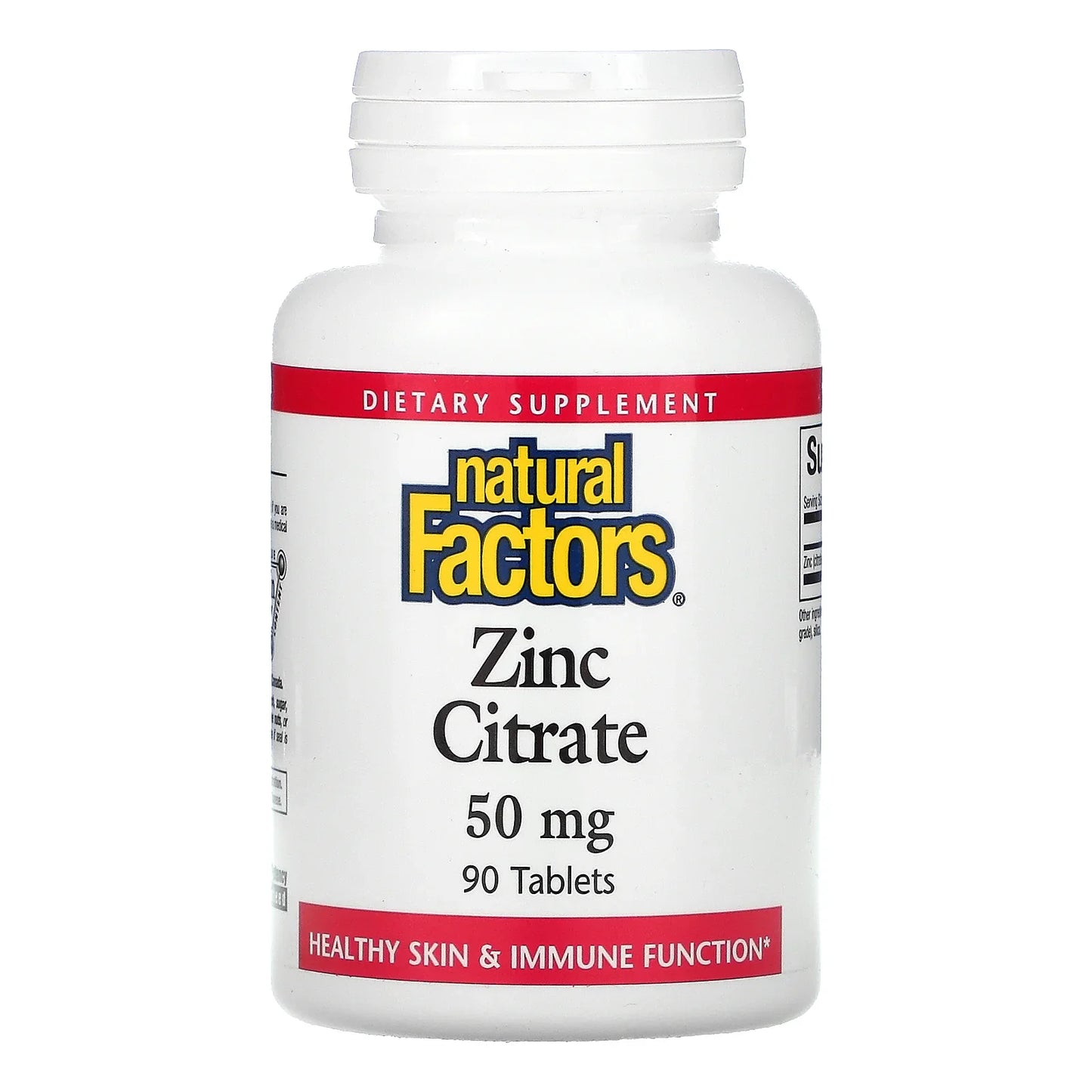 Natural Factors - Zinc Citrate 50mg