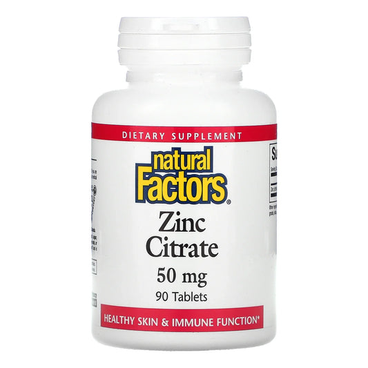 Natural Factors - Zinc Citrate 50mg