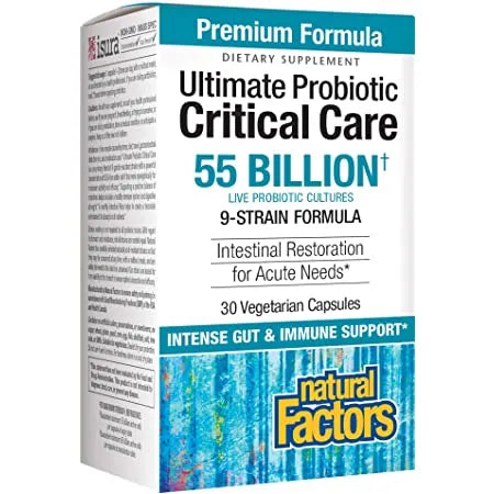 Natural Factors - Critical Care Probiotics 55 Billion - GOLDFARMACI