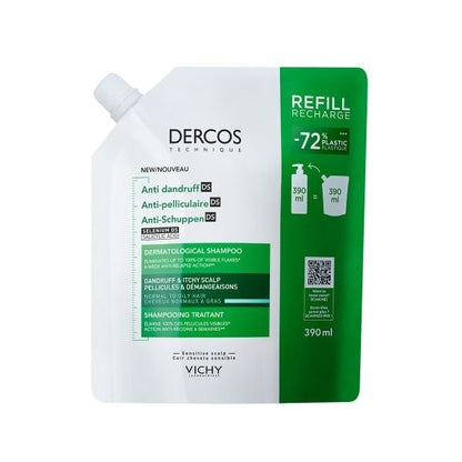 Vichy - Dercos Anti-Dandruff Shampoo for Normal to Oily Hair (Rimbushes)