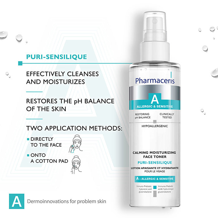 Pharmaceris - A Calm­ing Moisturizing Face Toner Puri-Sensilique