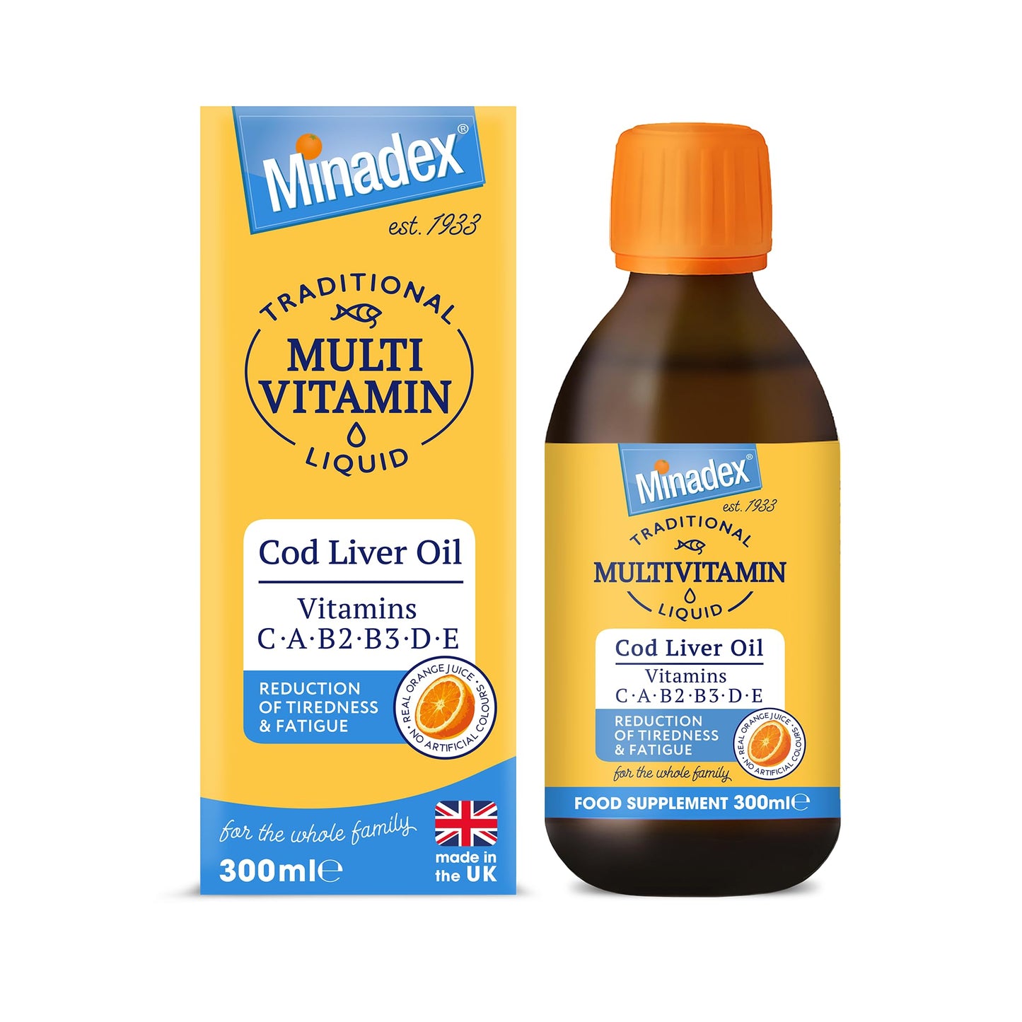 Minadex Cod Liver Oil & Multivitamin Liquid