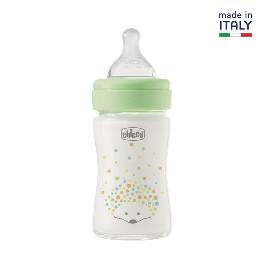 Chicco Perfect Easy Glass Feeding Bottle Slow Flow 0m+ 150 ml