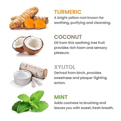 Himalaya - Botanique Whitening Antiplaque Toothpaste Turmeric + Coconut Oil