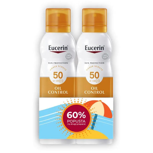Eucerin – Sun Oil Control Dry Touch Sun Spray SPF50+ Bipack (1+1)