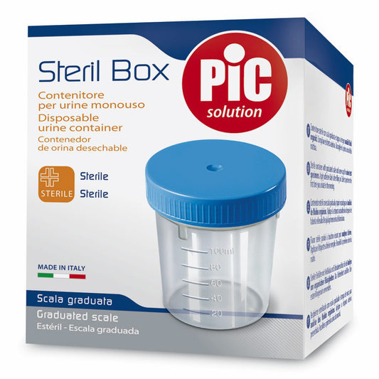 PIC Steril Box Urine Container 100 ml