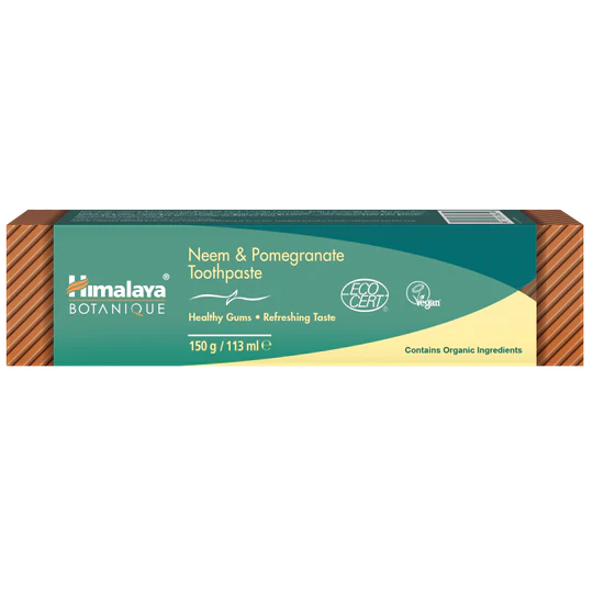 Himalaya Botanique Neem & Pomegranate Toothpaste