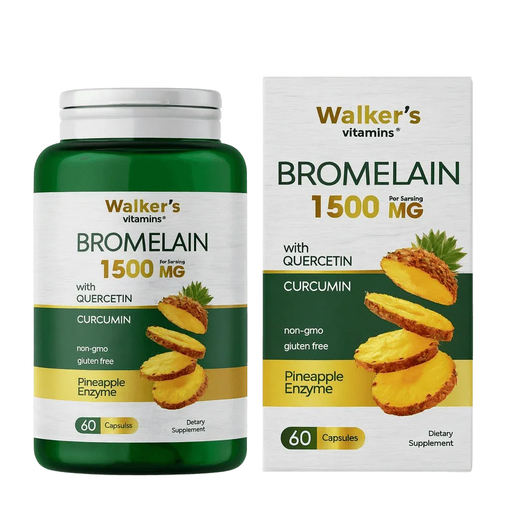 Walker’s Vitamins - Bromelain 1500 mg - GOLDFARMACI
