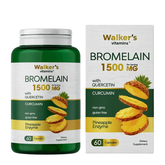 Walker’s Vitamins - Bromelain 1500 mg - GOLDFARMACI