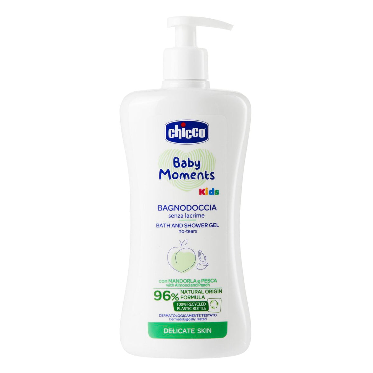 Chicco Baby Moments Kids Bath & Shower Gel 0m+ 500 ml - Halsa