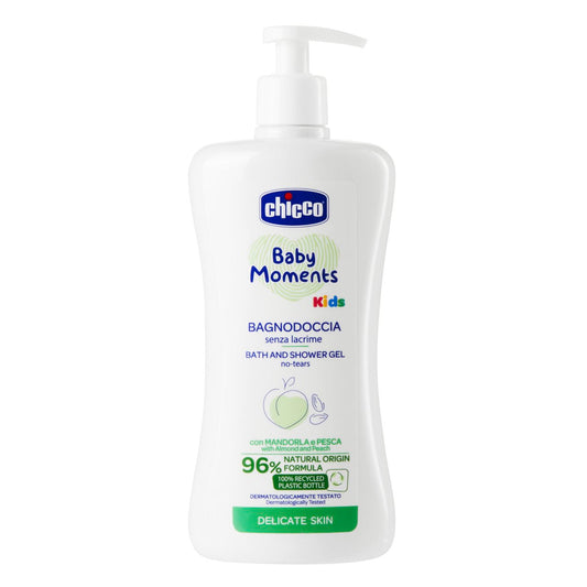 Chicco Baby Moments Kids Bath & Shower Gel 0m+ 500 ml - Halsa