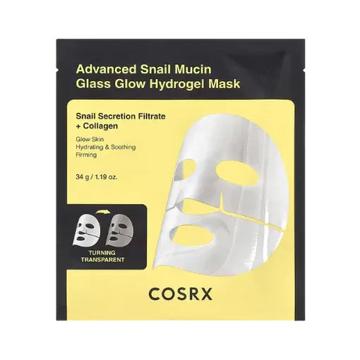 Advanced Snail Mucin Glass Glow Hydrogel Mask