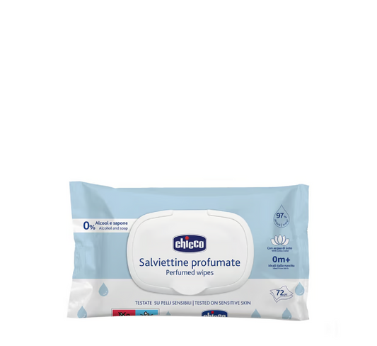 Chicco Cleansing Wipes with Cap 0m+ 72 pcs