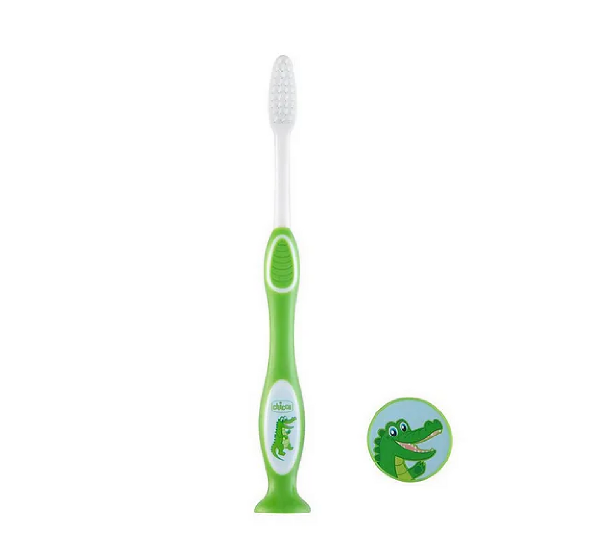 Chicco Milk Teeth Toothbrush 3–6 Years Green - Halsa