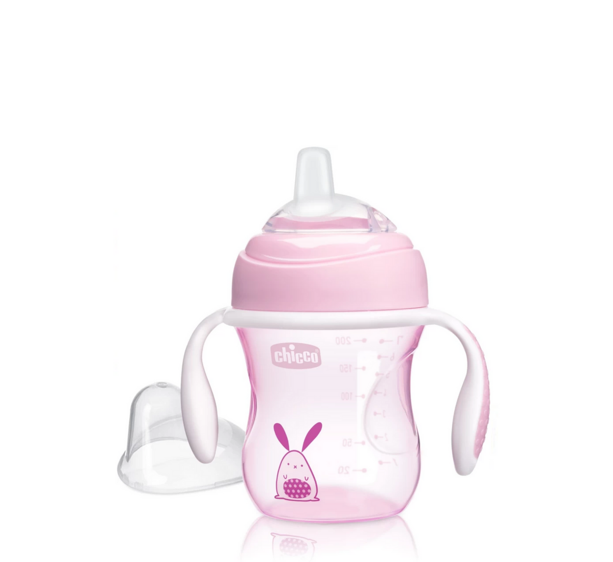 Chicco Transition Cup 4m+ 200 ml Pink